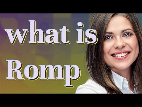 romped definition|romp meaning sexually.